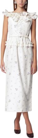 Alessandra Rich Mujer, Vestidos, Blanco, Talla: S