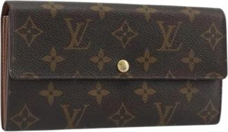 Louis Vuitton Pre-owned Long Wallet - Dames - Vintage Accessoires - Bruin - ONE Size - Vintage