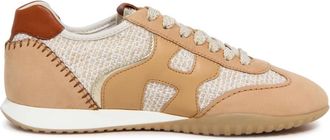 Hogan Olympia-Z Sneakers - Dames - Sneakers - Bruin - 38 EU - Leer - Schoenen