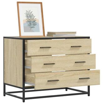 vidaXL Cassettiera Rovere Sonoma 70x41x56 cm in Legno Multistrato - Vidaxl