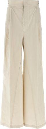 Maison Margiela Beige Cotton Casual Womens Pants