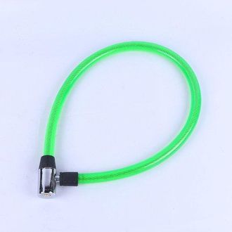 OEM Candado Para Bicicleta Con Llave - Candado Port&aacute;til De Cable De Acero Para Bicicletas, Motocicletas Y Portones (verde) (12,5 Mm De Grosor)