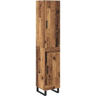 vidaXL Alacena Madera Vieja 34,5 x 34 x 180 cm Madera contrachapada vidaXL