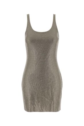 Alexander Wang Alexander Wang Embellished Jersey Mini Dress