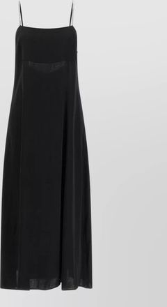PESERICO aurea midi dress spaghetti strap silhouette