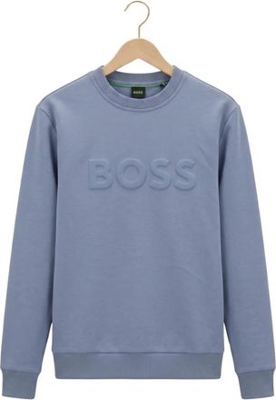 Boss Green by Hugo Boss Salbo Sweater - Heren - Sweatshirts - Blauw - XL - Hoodies & sweatvesten