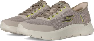 Skechers Mens GO Walk Flex Trainer, Taupe, 10.5