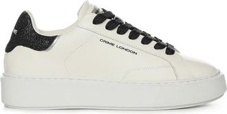 Crime London Extralight Sneakers - Dames - Sneakers - Wit - 36 EU - Leer - Schoenen