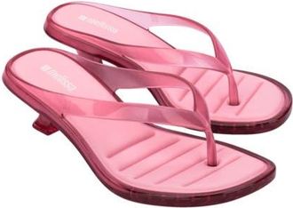 Melissa Kitten Heel Flip Flop in Pink at Nordstrom, Size 10
