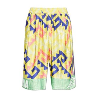 adidas Chavarria AOP Goalkeeper Short - Heren - Korte Broeken - Geel - M - Su&egrave;de - Korte Broeken