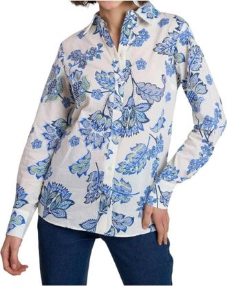 Nafnaf Bloemenshirt - Dames - Overhemden - Veelkleurig - S - Overhemden
