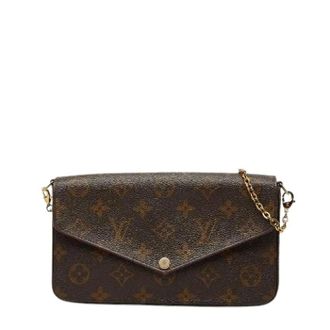 Louis Vuitton Pre-owned Cross Body Bags, female, Brown, Size: ONE SIZE Pre-owned Plastic Cross Body Bag