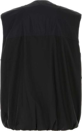 Tatras Mens Black Cotton Blend Vest T-Shirt
