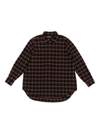 Bimba & Lola checked cotton shirt - women - Cotton/Polyester/Elastane - S - Orange