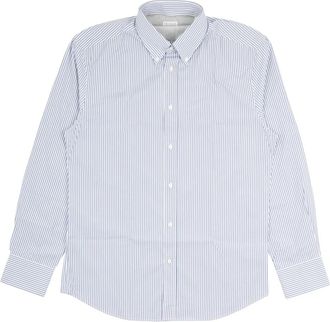 Brunello Cucinelli Formele Overhemden - Heren - Zakelijke Overhemden - Blauw - L - Overhemden