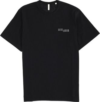 Sunflower Black Logo Crew Neck T-Shirt