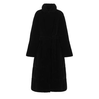 Herno Jassen, Dames, Zwart, S, Leer, Gevoerde fluwelen jas