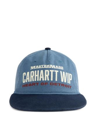 Carhartt Work in Progress Arcan cotton flat-peak cap - men - Cotton - One Size - Blue