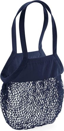 Westford Mill W150 Organic Cotton Mesh Grocery Bag - Navy