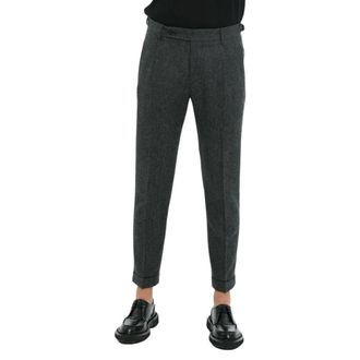 Berwich Heren, Broeken, Grijs, Maat: 2XL Wol