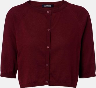 Max Mara Cardigan cropped in cotone, seta e cashmere