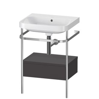 Duravit Set C-bonded Duravit Happy D.2 Plus Con Consola Met&aacute;lica Y Caj&oacute;n