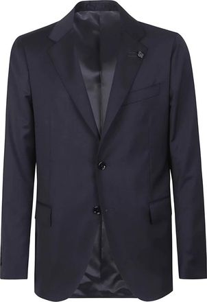 Lardini Special Line Jas - Heren - Blazers - Blauw - 3XL - Wol - Jassen