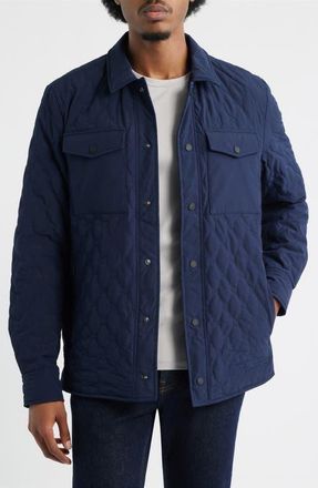 Save The Duck Anton Water Resistant Quilted Jacket in Navy Blue at Nordstrom, Size Xx-Large
