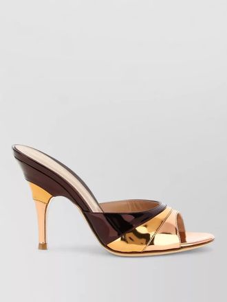 Gianvito Rossi marea open toe two tone sandals