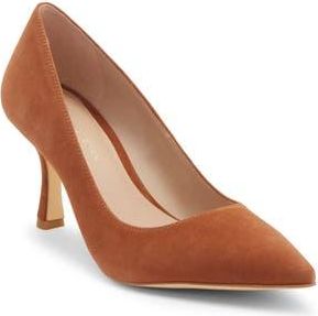 Stuart Weitzman Isla Leather Pump in Saddle at Nordstrom Rack, Size 10.5