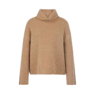Marc Cain Truien & Vesten, Dames, Bruin, XL, Wol, Coltrui Trui