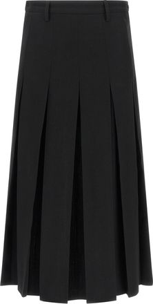 Maison Margiela Polyester Midi Womens Skirt