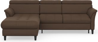 Sit&more Ecksofa »Marano L-Form« inklusive Kopfteilverstellung, wahlweise mit Bettfunktion, Bettkasten