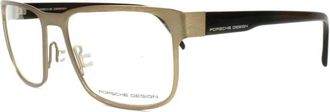 Porsche Design Gouden Metalen Monturen Brillen - Heren - Brillen - Geel - ONE Size - Accessoires