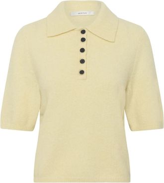 Gestuz Polo Shirt - Dames - Polos - Geel - S - Tops
