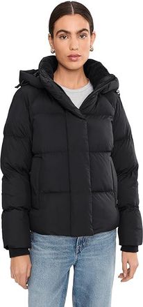 Levi's Hooded Puffer Jacket Womens Jacket Black : XL, Polyester