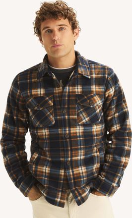 Nautica Mens Plaid Shacket