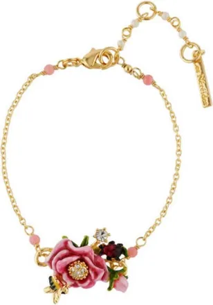 Les N&eacute;r&eacute;ides Armband Rose Flower Bracelet