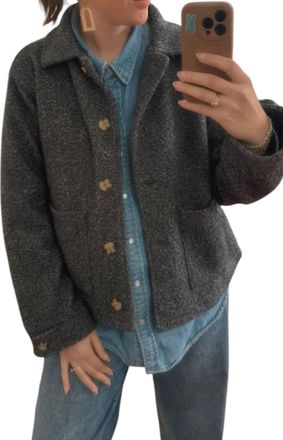 Mod-o-doc Patch Pocket Jacket In Charcoal