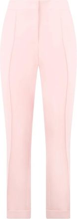Moschino Broeken, Dames, Roze, XL, Polyester, Rechte broek