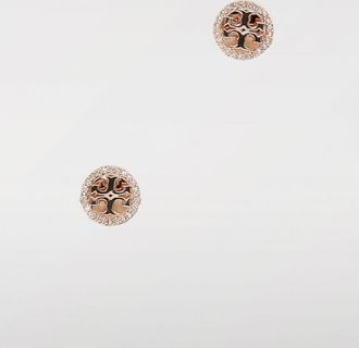 Tory Burch Orecchini Miller Tory Burch in ottone con pavè di strass