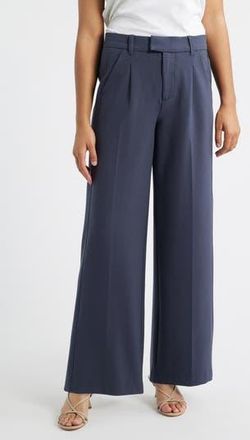 Wit & Wisdom Skyrise Wide Leg Pants in Shadow at Nordstrom Rack, Size 0