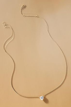 Nadri Modern Love Heart Necklace