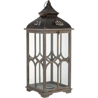 Wanderlust Deco Farol De Madera 32x32x82h Cm