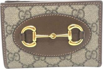 Gucci Pre-owned Wallet (bi-fold) - Dames - Vintage Accessoires - Bruin - ONE Size - Vintage