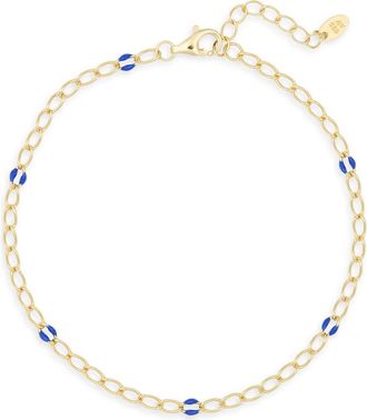 Argento Vivo Enamel Link Chain Bracelet in Gold at Nordstrom Rack