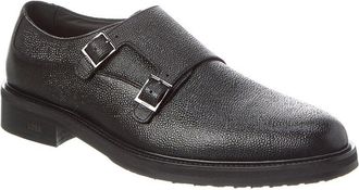 HUGO BOSS Larry Monk Leather Loafer