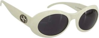 Gucci Pre-owned Accessories, female, Beige, Size: ONE SIZE Pre-owned Vintage Sunglasses