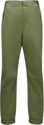 Moncler Gore-Tex Broek voor buiten - Heren - Slim Fit Broeken - Groen - M - Broeken