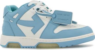 Off-white Mens Two-Tone Leather Out Of Office Sneakers Whitelightblue